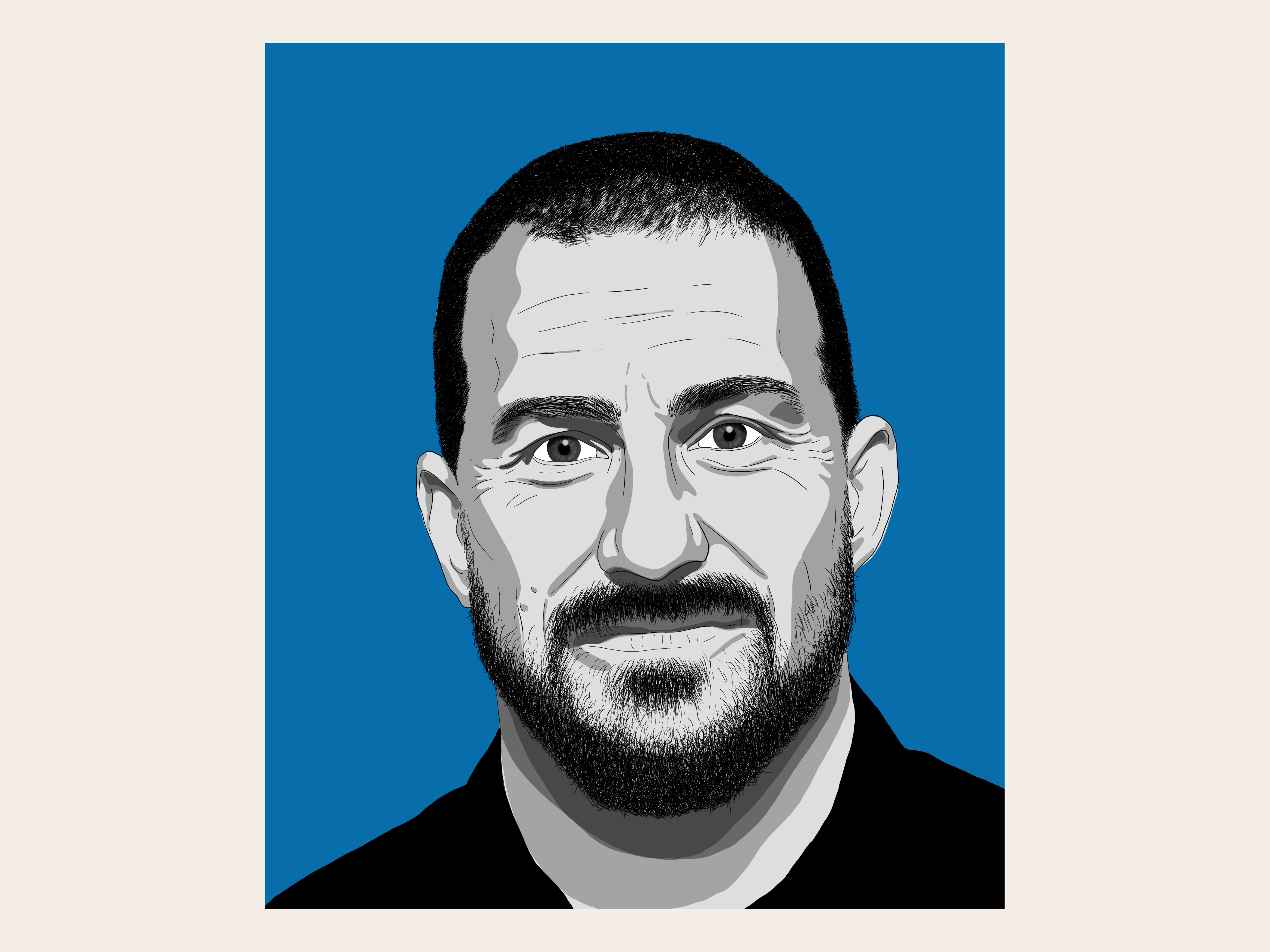 Detailed and colorful picture of a coffee machine with a lot of mechanics  